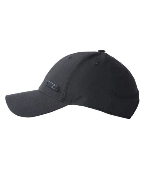 Adidas Black Plain Polyester Caps Buy Online Rs Snapdeal