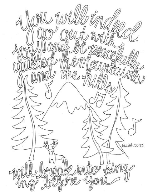 Isaiah Coloring Pages Printable Sketch Coloring Page