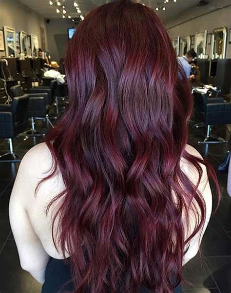 Dark Red Hair Color Hair Color And Cut Cool Hair Color Color Red