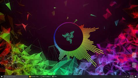 Razer logo illustration, red, desktop wallpaper, studio shot. Razer Wallpaper Gif