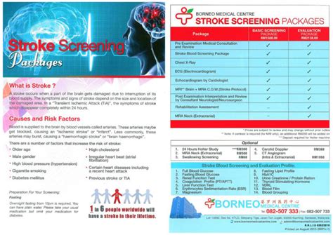 Stroke Screening Packages Borneo Medical Centre