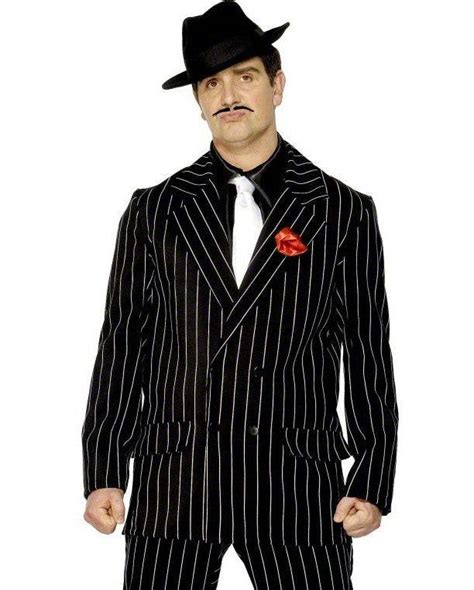 Razzle Dazzle Mens Zoot Suit Costume Mens 1920s Gangster Costume