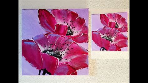 Ich male teilweise auch gerne sehr deckend, aber eher auf leinwand. Blumen Malen Acryl für Anfänger - Flowers Acrylic Painting ...