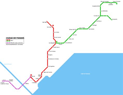 Panama City Metro Map Lines Stations And Tickets Tour Guide