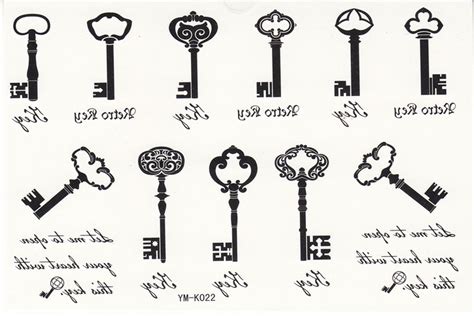 Victorian Key Finger Tattoos Key Tattoos Key Tattoo Key Tattoo Designs