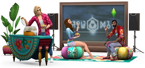 The Sims 4 Movie Hangout Stuff New Render Simsvip Vrogue