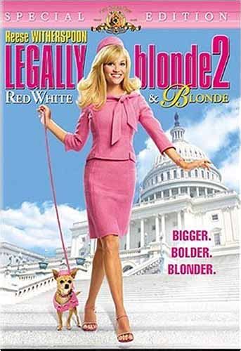 Legally Blonde 2 Red White And Blonde Special Edition Mgm