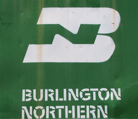 Logo Burlington Northern Logo On Burlington Northern Locom Flickr