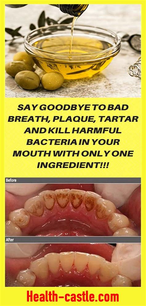 Say Goodbye To Bad Breath Plaque Tartar And Kill Harmful Bacteria In