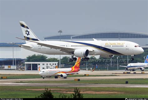 4X EDM El Al Israel Airlines Boeing 787 9 Dreamliner Photo By Ban Ma Li