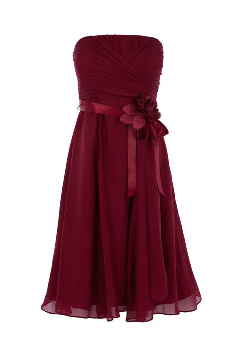 Allure Dress In Crimson Short Bridesmaid Dresses Junior Bridesmaid