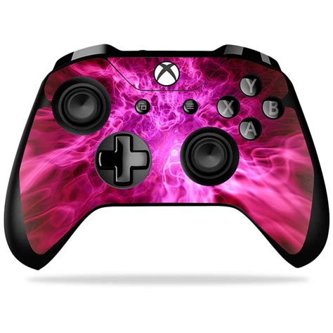 Skin Decal Wrap For Microsoft Xbox One X Controller Red Mystic Flames