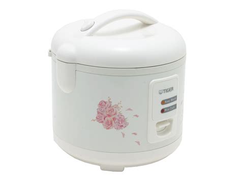 Tiger 5 5 Cups Electric Rice Cooker And Warmer With Steam Basket White