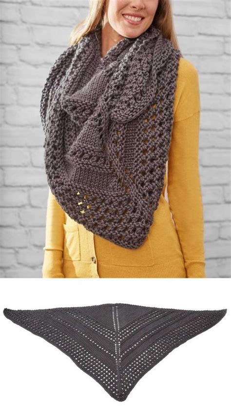 Choose and crochet your favorite shawls and compliment your style! 10 Easy and Free Triangle Shawl Knitting Pattern