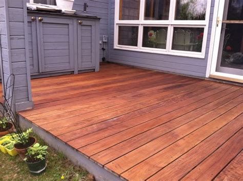 Cabot australian timber oil honey teak. Cabot's Australian Timber Oil deck stain in Natural on an ...