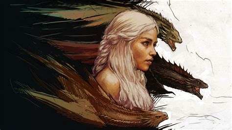 Desktop Wallpaper Game Of Thrones Khaleesi Daenerys Targaryen Hd Image Picture Background