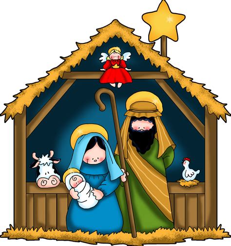 Cute Nativity Clipart Free Download On Clipartmag