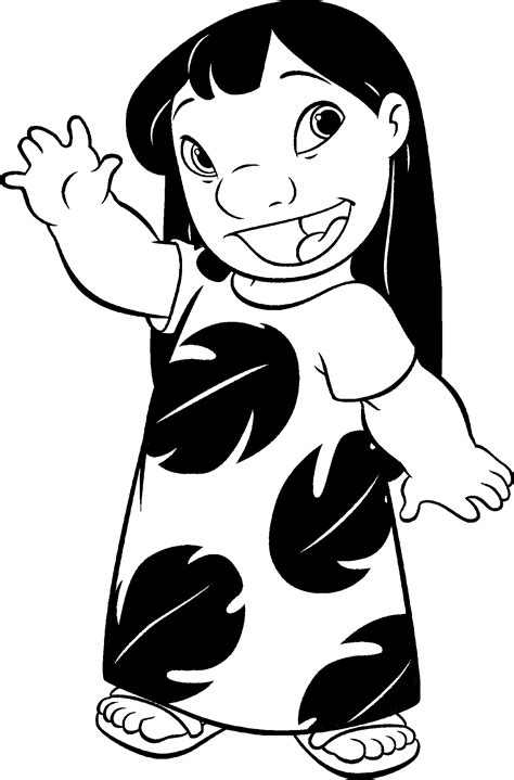Lilo and stitch disney christmas coloring page. Lilo Pelekai | Stitch coloring pages, Lilo and stitch ...