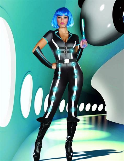 Glowing Womens Sci Fi Costume By Dreamgirl