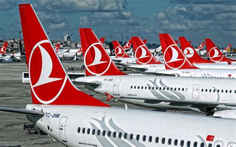 Herunterladen Hintergrundbild Turkish Airlines Boeing 737 Airbus A321