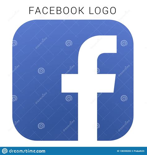 Facebook Logo With Vector Ai File Squared Coloured Editorial