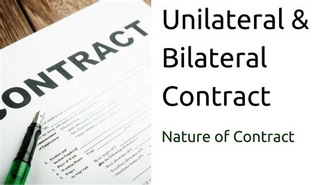A reward contract is a common unilateral contract that we see often in daily life. What are Unilateral & Bilateral Contract | Nature of ...