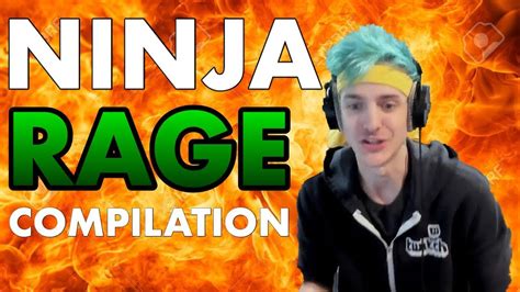 Ninja Fortnite Rage Compilation Kybo Youtube