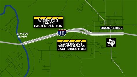 Texas Interstate 10 Map