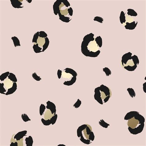 Download Pastel Brown And Beige Cute Cheetah Print Wallpaper