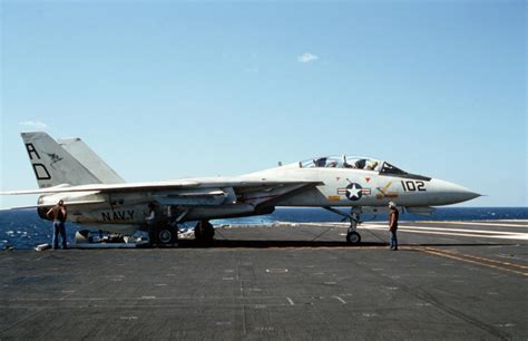 A Right Side View Of A Fighter Squadron 101 Vf 101 F 14a Tomcat