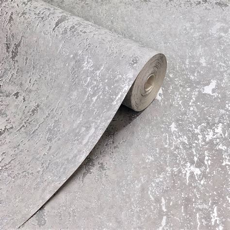 Superfresco Milan Silver Wallpaper 100491 Silver Wallpaper Grey