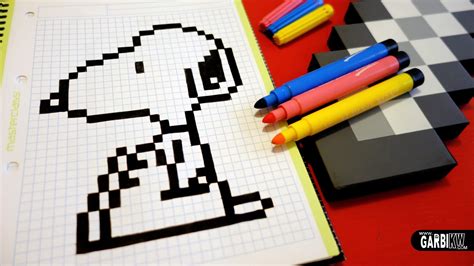 Handmade Pixel Art How To Draw Snoopy Pixelart