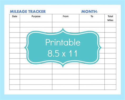 A good mileage tracker app not only saves you time but also saves you money. Mileage Tracker Form Printable, Printable Mileage Tracker ...