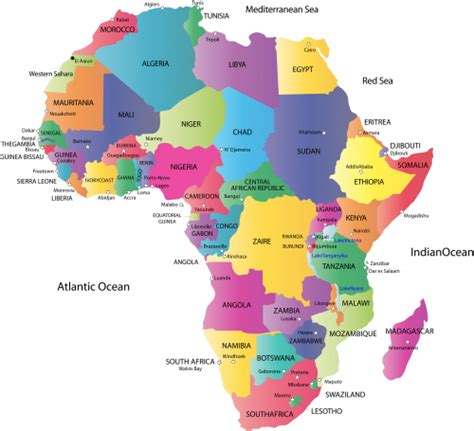 Elgritosagrado11 25 New Map Of Africa Countries And Their Capitals