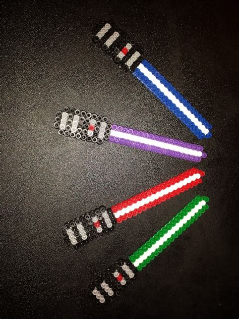 Perler Star Wars Lightsaber Bead Sprite Pixel By 8bitcrafting