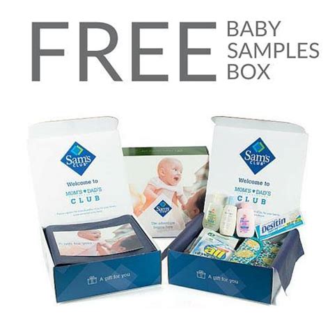 Free Baby Samples Box From Sams Club