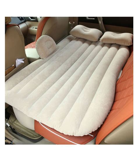 gaurinandan multifunctional car mattress inflatable air bed for travel camping with air pump and 2