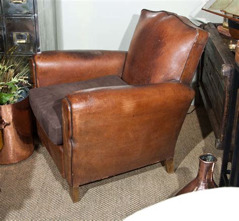 Get 5% in rewards with club o! Small French Leather Club Chair at 1stdibs