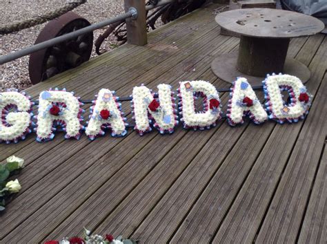 We did not find results for: Funeral Flowers. Grandad funeral letters flower tribute ...