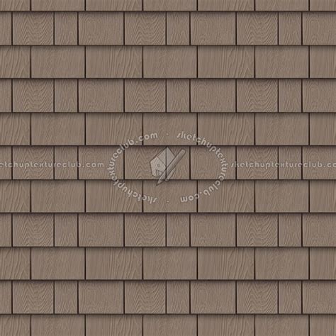 Wood Shingle Roof Texture Seamless 03814