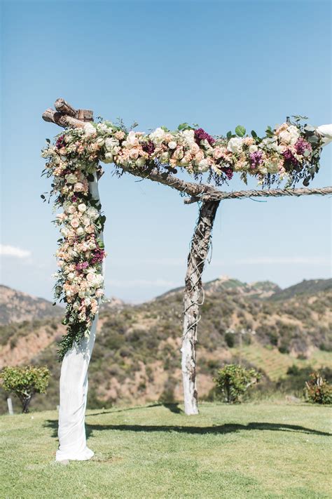 Saddlerock Ranch Chateau Le Dome Spring Wedding Heavenly Blooms