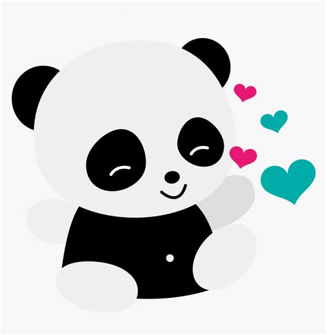 Cute Cartoon Cute Pandas Clipart Hd Png Download Kindpng
