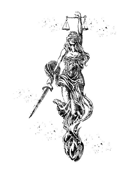 Lady Justice Digital Art Lady Justice X By Erzebet S Justice Tattoo