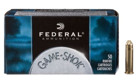 Federal Game Shok 22cal Long Rifle Bird Shot 50
