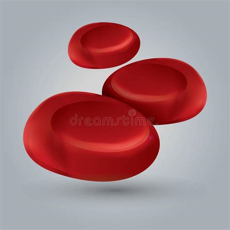 Blood Cells Vector Illustration Decorative Design Stock Vector