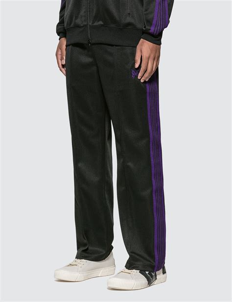 Needles Synthetic Track Pants In Black For Men Lyst