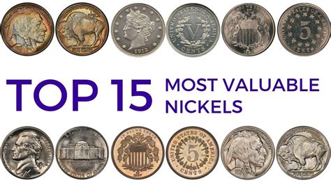 Top 15 Most Valuable Nickels Rare Nickels In Pocket Change Worth