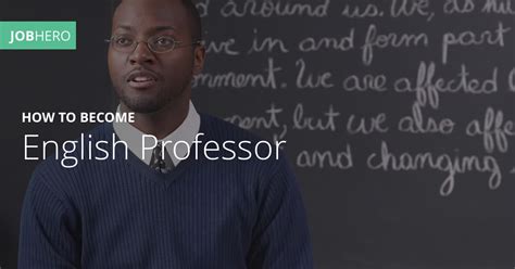 A professor of fine arts almost always has earned either a master of fine arts degree or a ph.d. How to Become an English Professor - JobHero