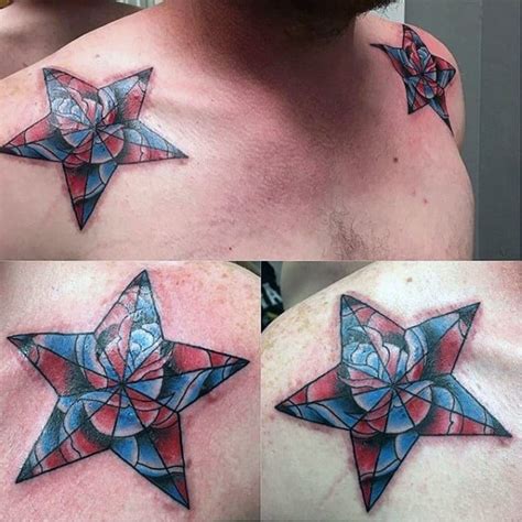 What do nautical tattoos mean? 80 Nautical Star Tattoo Designs For Men - Manly Ink Ideas