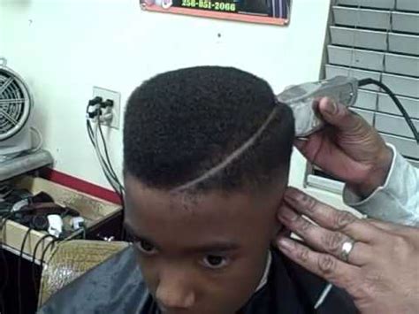Short curly hair box style: How to cut The Tupac juice fade - YouTube